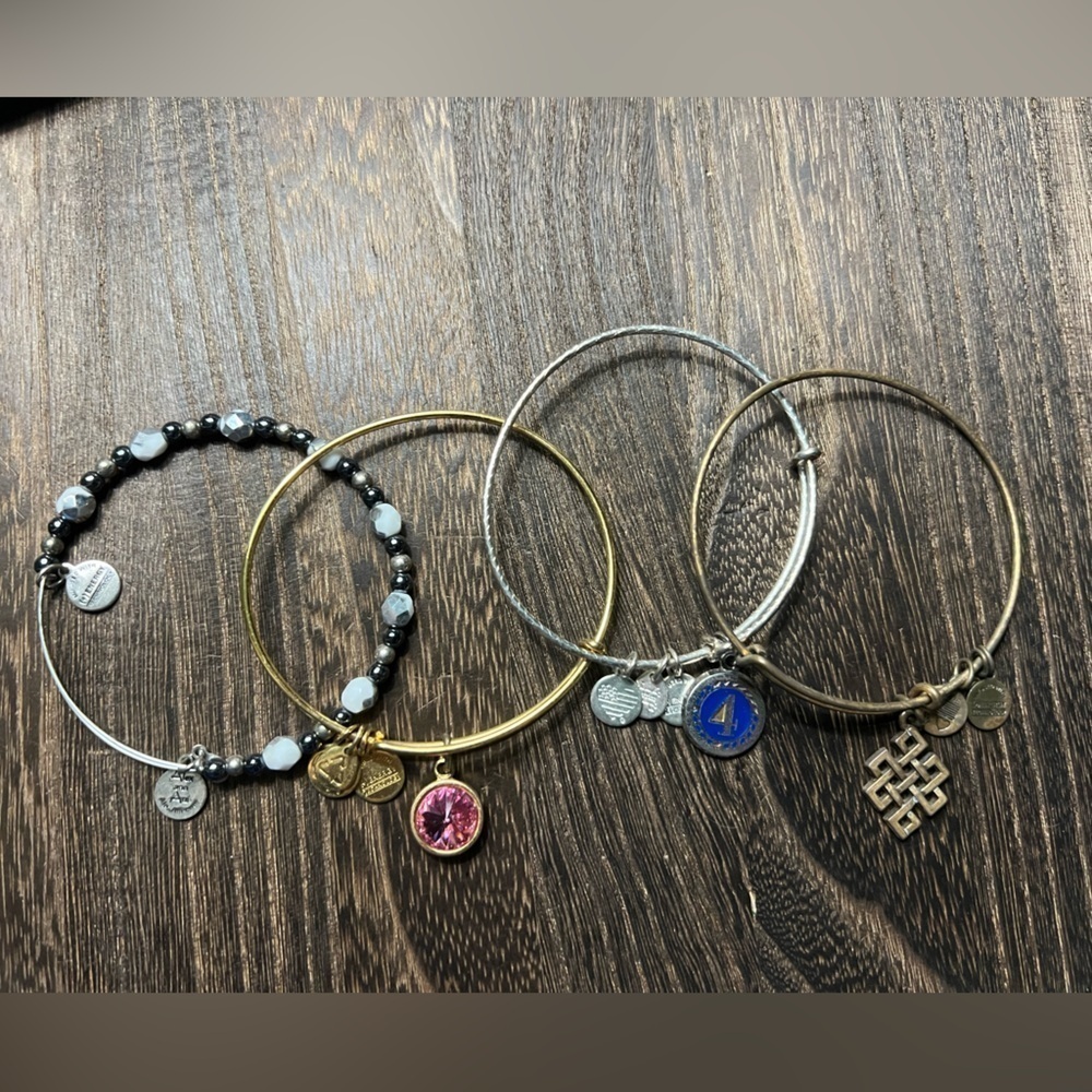 Alex and Ani Set of 4 Bracelets B10